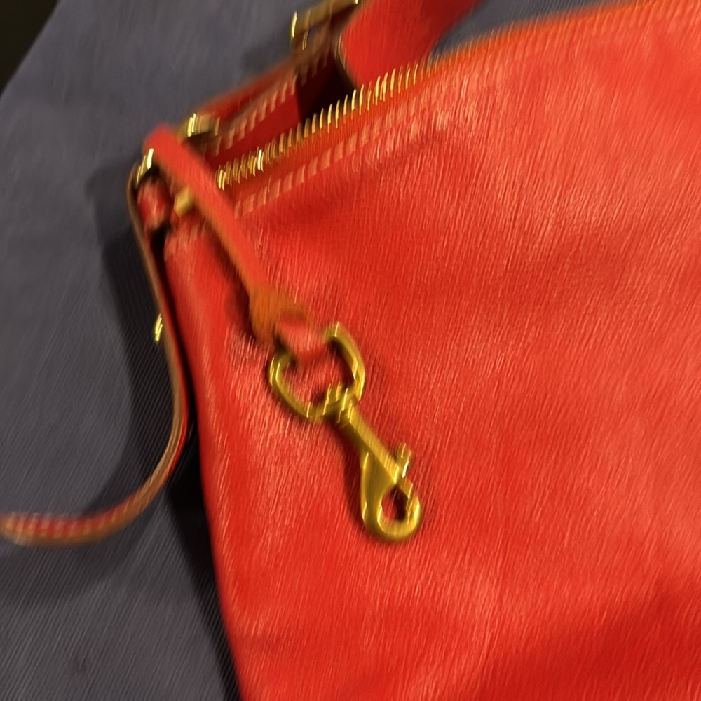Dooney & Bourke Red Leather Hobo Bag - Picture 7 of 9